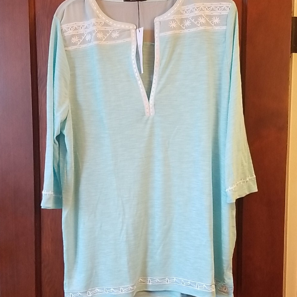 Turquoise shirt